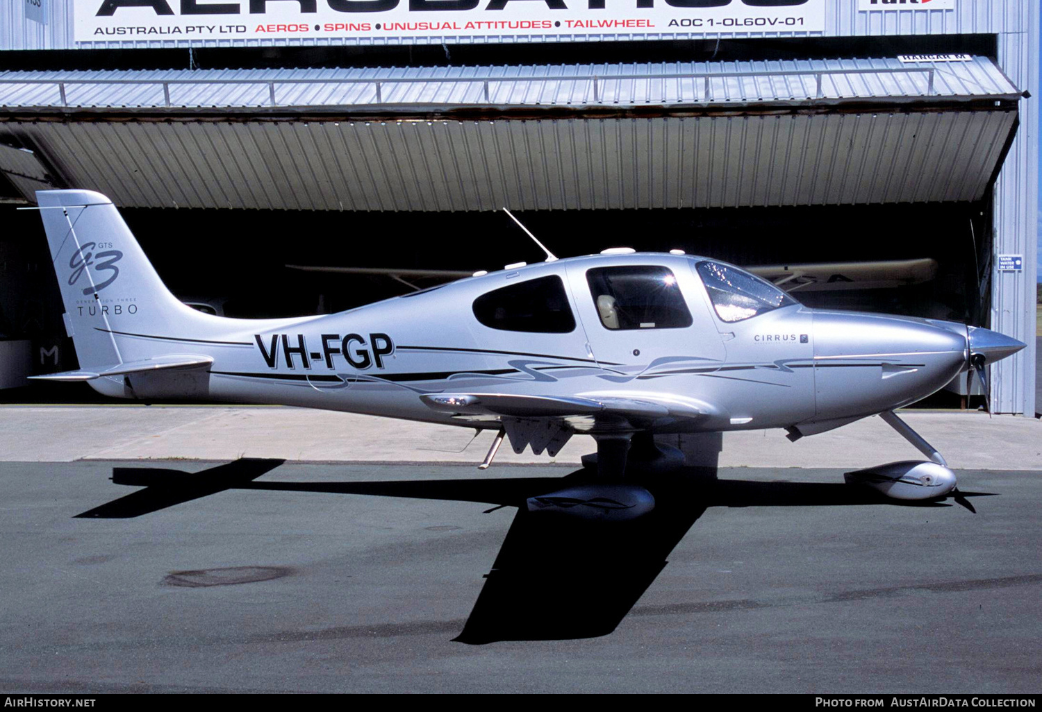 Aircraft Photo of VH-FGP | Cirrus SR-22 G3-GTS Turbo | AirHistory.net #322083