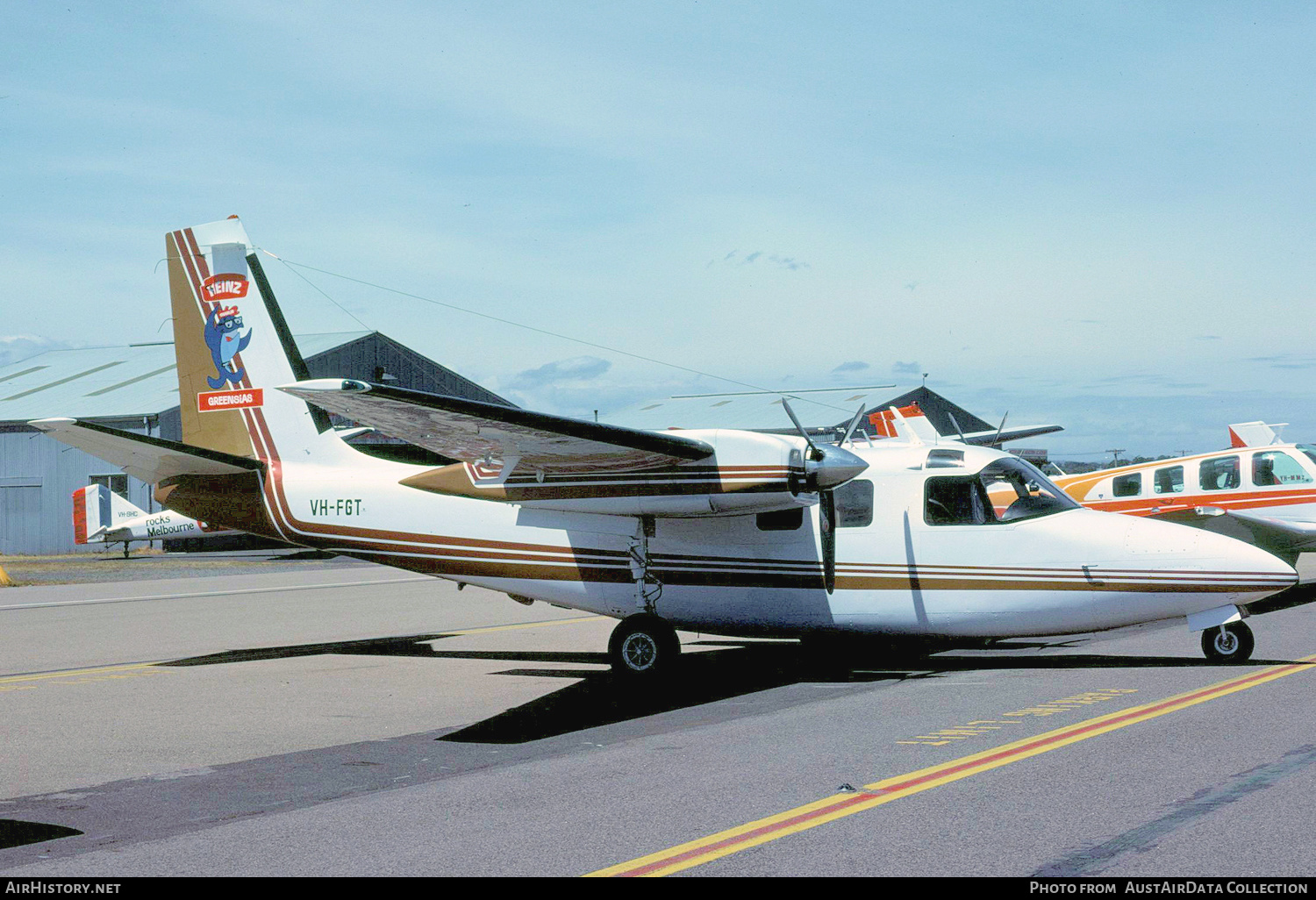 Aircraft Photo of VH-FGT | Rockwell 500S Shrike Commander | Heinz Greenseas | AirHistory.net #322093