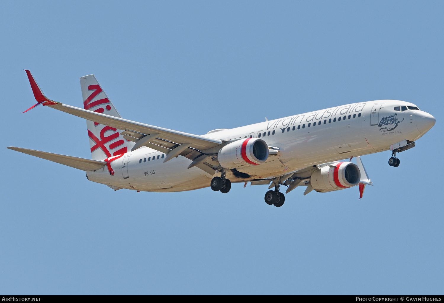 Aircraft Photo of VH-YIS | Boeing 737-8FE | Virgin Australia Airlines | AirHistory.net #322101