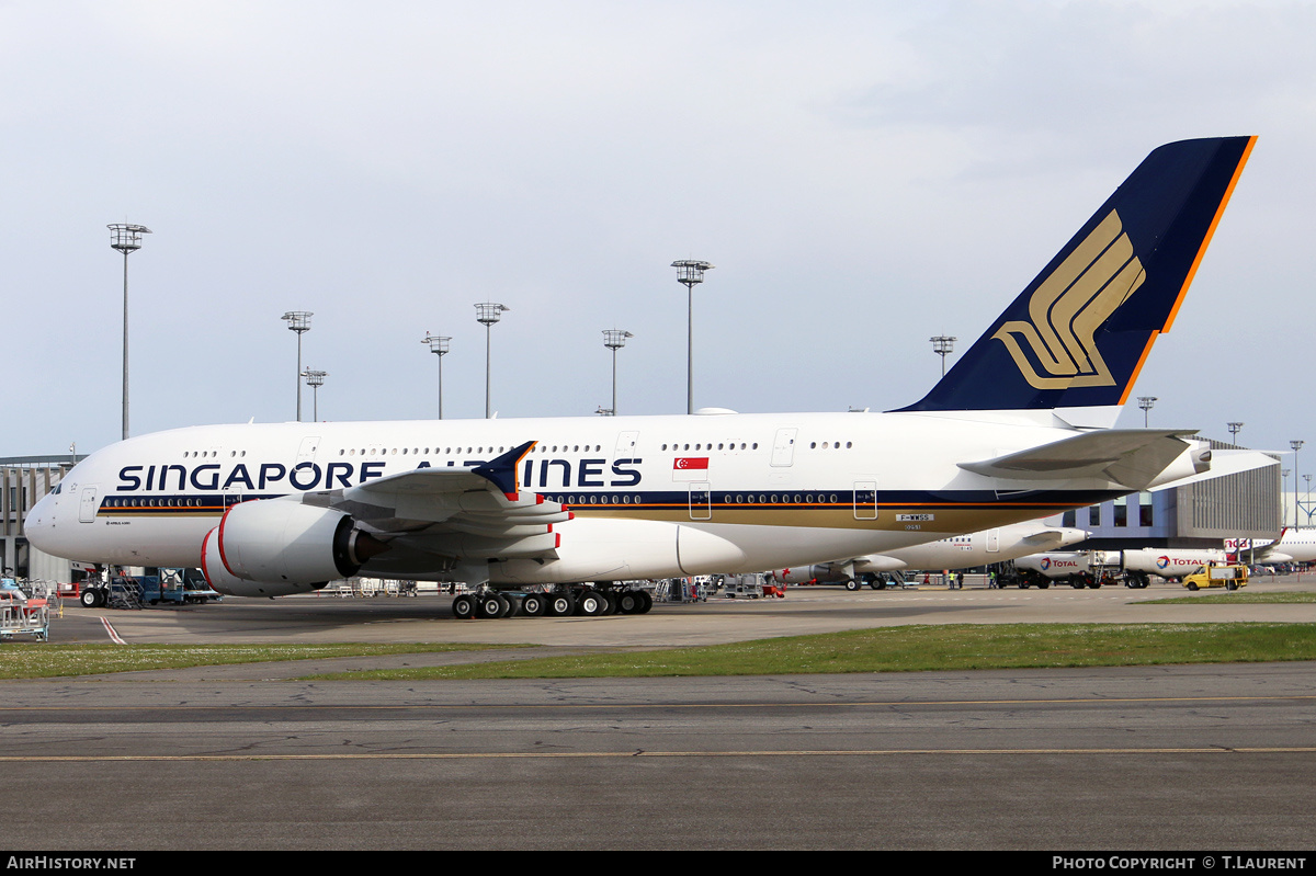 Aircraft Photo of F-WWSS | Airbus A380-861 | Singapore Airlines | AirHistory.net #322104