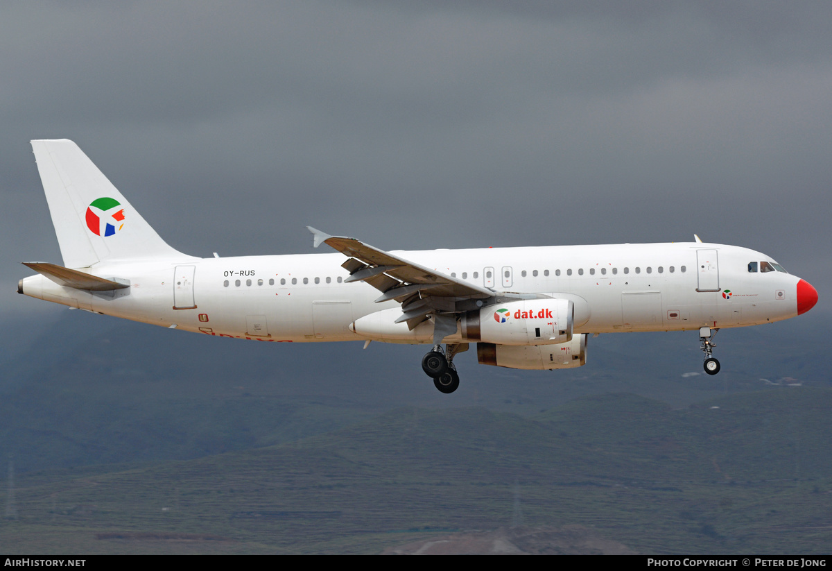 Aircraft Photo of OY-RUS | Airbus A320-231 | Danish Air Transport - DAT | AirHistory.net #322112