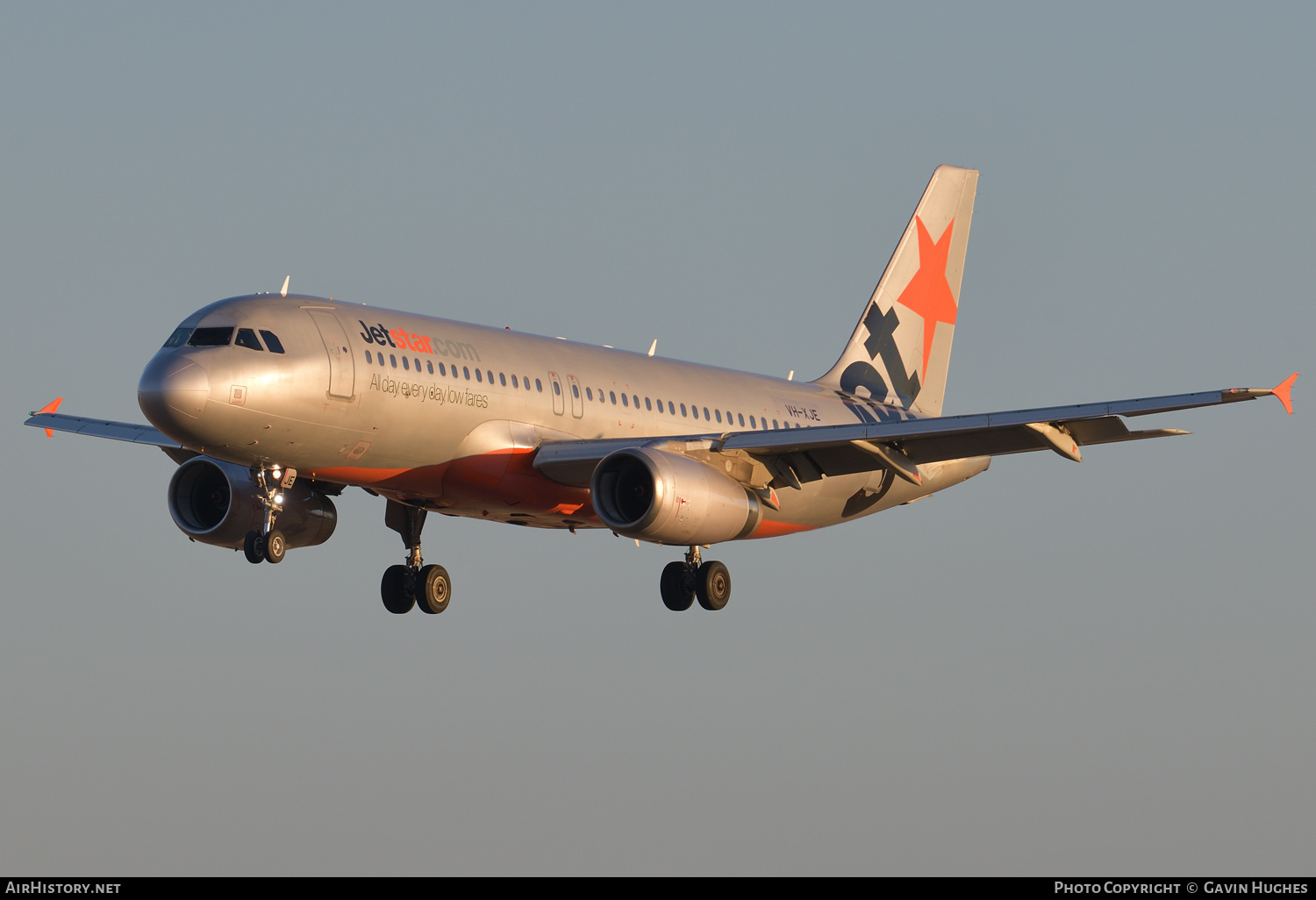 Aircraft Photo of VH-XJE | Airbus A320-232 | Jetstar Airways | AirHistory.net #322133