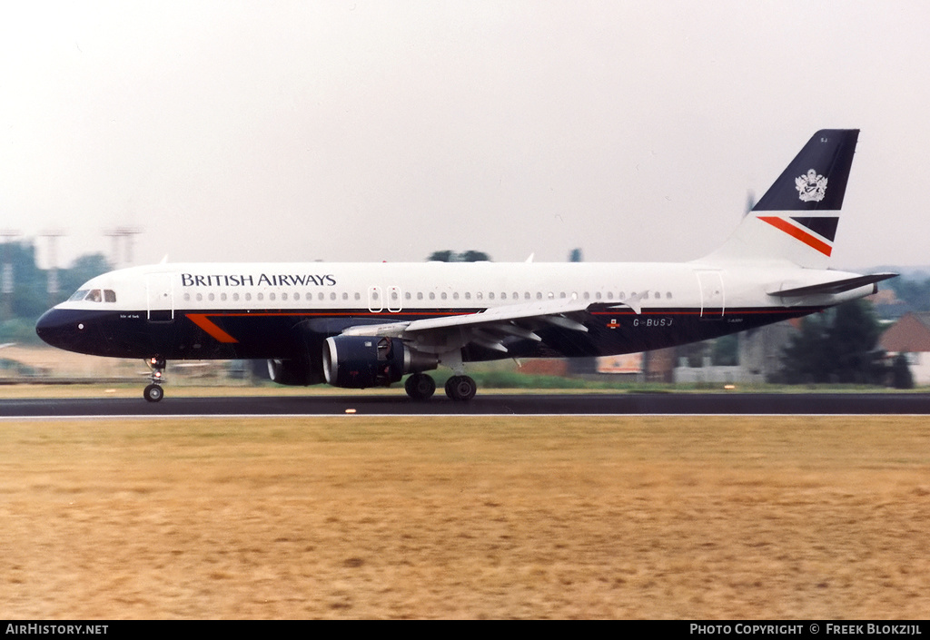 Aircraft Photo of G-BUSJ | Airbus A320-211 | British Airways | AirHistory.net #322154