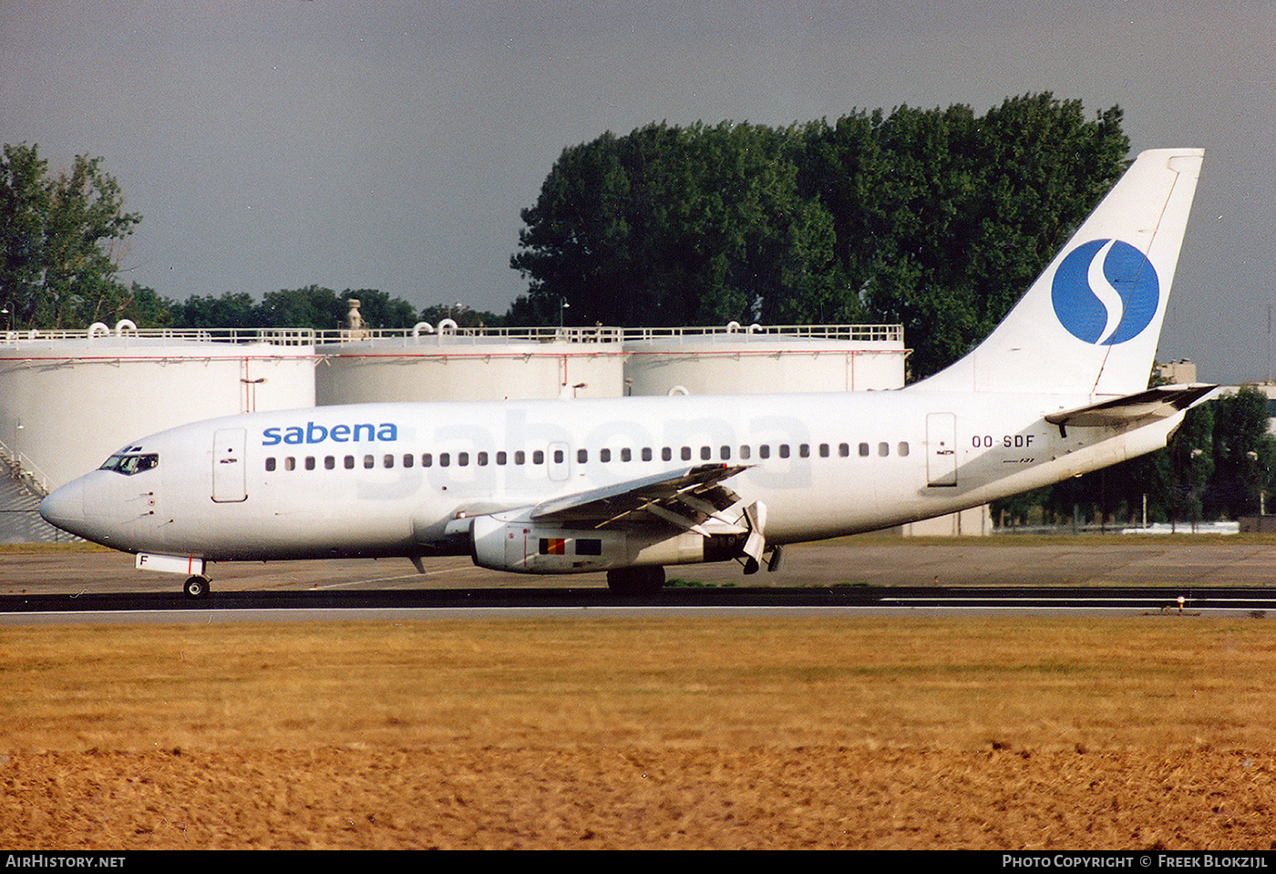 Aircraft Photo of OO-SDF | Boeing 737-229/Adv | Sabena | AirHistory.net #322164