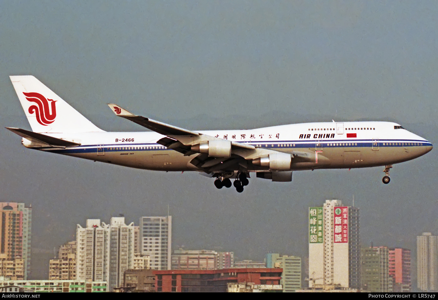 Aircraft Photo of B-2466 | Boeing 747-4J6 | Air China | AirHistory.net #322169