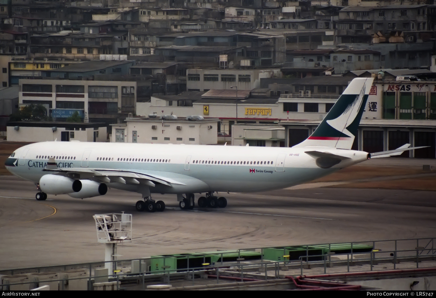 Aircraft Photo of VR-HXE | Airbus A340-313X | Cathay Pacific Airways | AirHistory.net #322172