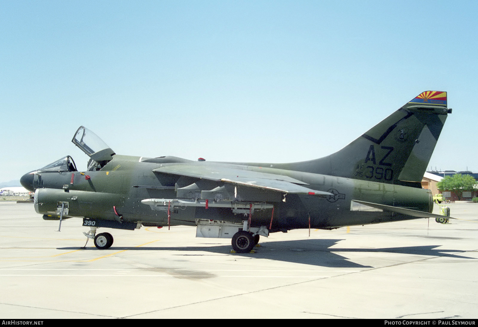 Aircraft Photo of 75-0390 / AF75-390 | Vought A-7D Corsair II | USA - Air Force | AirHistory.net #322186