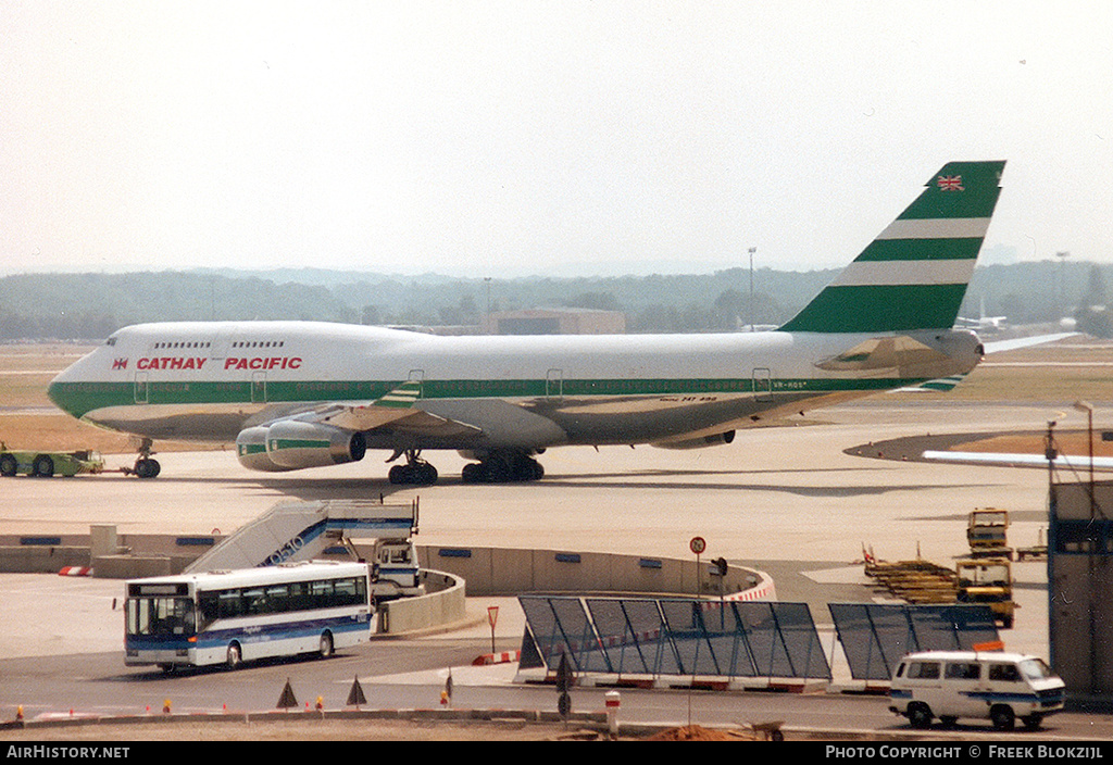 Aircraft Photo of VR-HOS | Boeing 747-467 | Cathay Pacific Airways | AirHistory.net #322197
