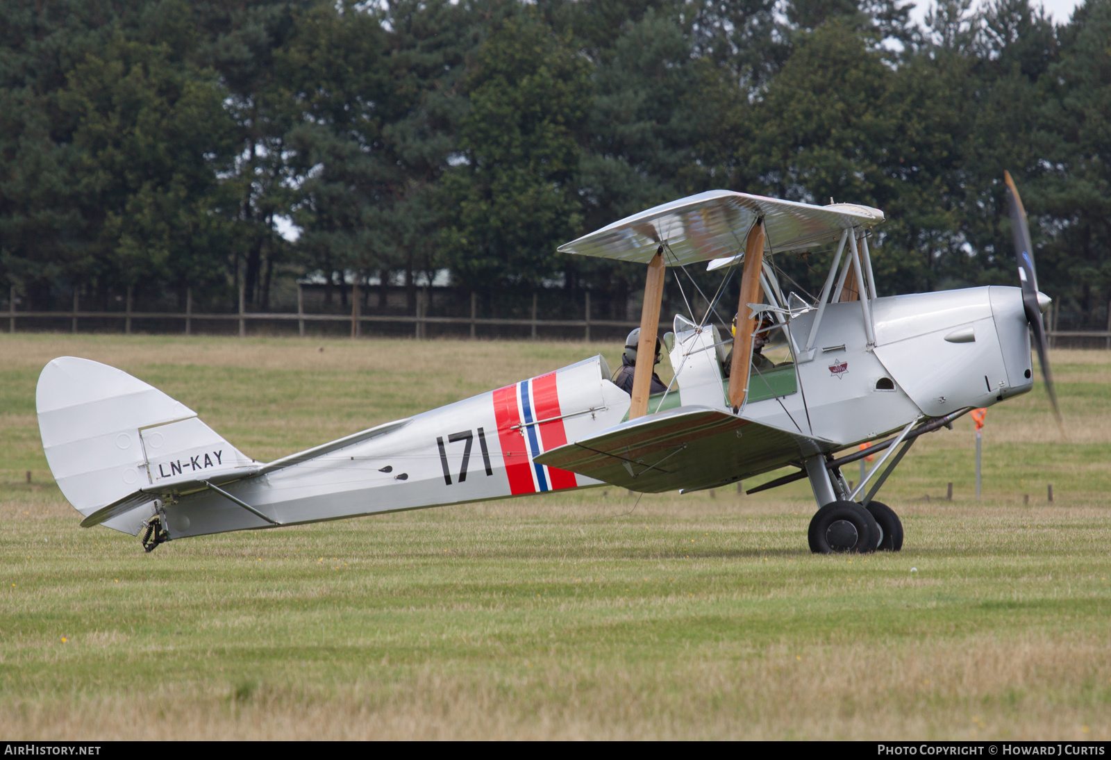 Aircraft Photo of LN-KAY / 171 | De Havilland D.H. 82A Tiger Moth | Norway - Air Force | AirHistory.net #322221
