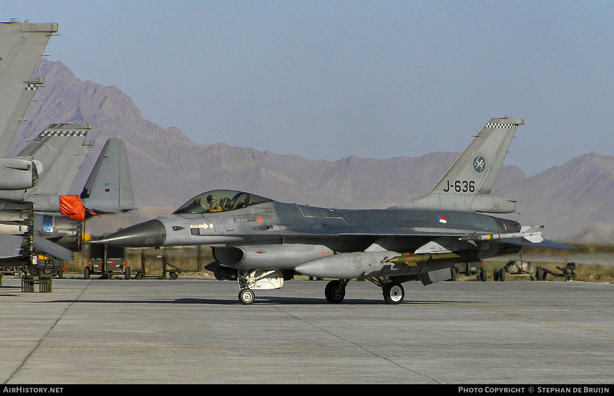 Aircraft Photo of J-636 | General Dynamics F-16AM Fighting Falcon | Netherlands - Air Force | AirHistory.net #322223