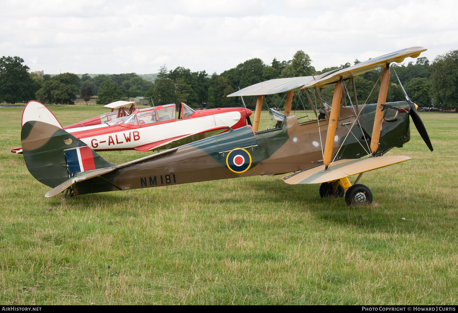 Aircraft Photo of G-AZGZ / NM181 | De Havilland D.H. 82A Tiger Moth | UK - Air Force | AirHistory.net #322224