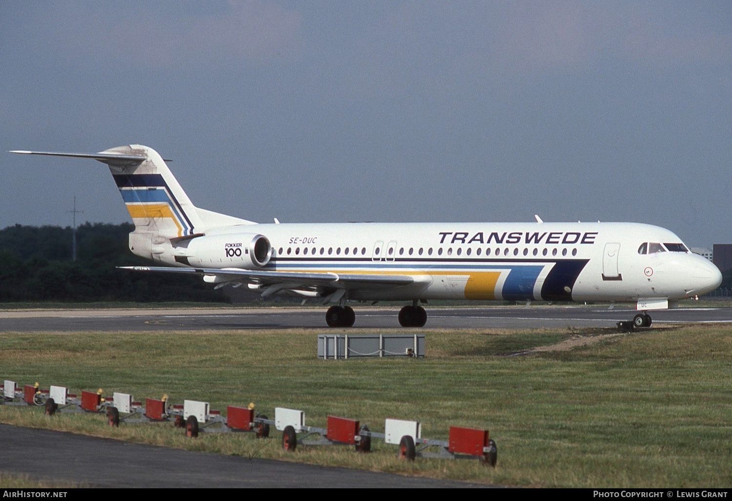 Aircraft Photo of SE-DUC | Fokker 100 (F28-0100) | Transwede Airways | AirHistory.net #322259