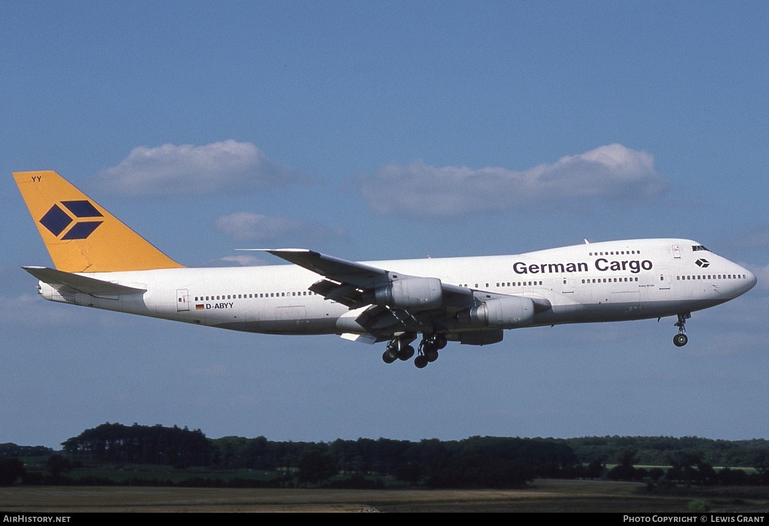 Aircraft Photo of D-ABYY | Boeing 747-230BM(SF) | German Cargo | AirHistory.net #322261