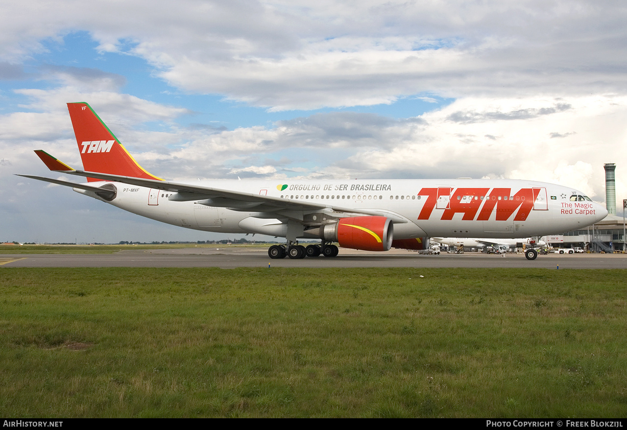 Aircraft Photo of PT-MVF | Airbus A330-203 | TAM Linhas Aéreas | AirHistory.net #322277