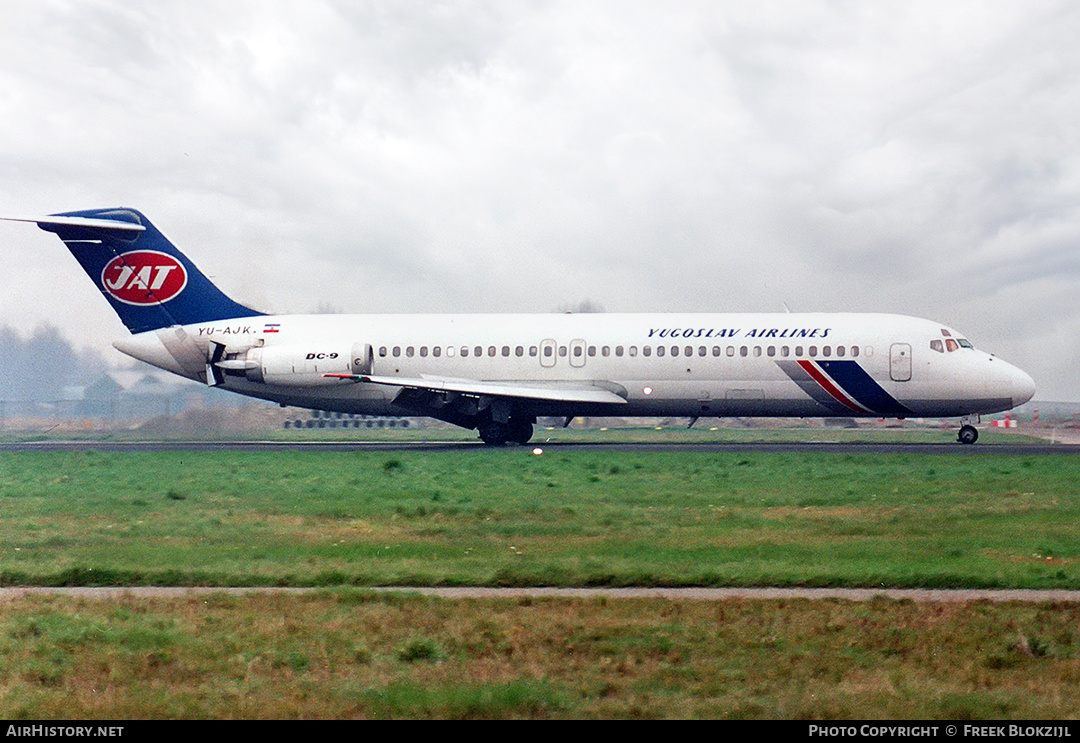 Aircraft Photo of YU-AJK | McDonnell Douglas DC-9-32 | JAT Yugoslav Airlines - Jugoslovenski Aerotransport | AirHistory.net #322279