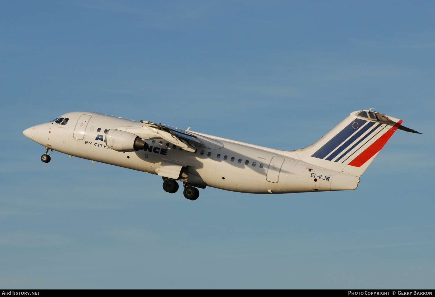 Aircraft Photo of EI-RJW | British Aerospace Avro 146-RJ85 | Air France | AirHistory.net #322284