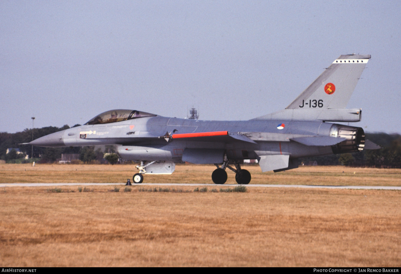 Aircraft Photo of J-136 | General Dynamics F-16A Fighting Falcon | Netherlands - Air Force | AirHistory.net #322293