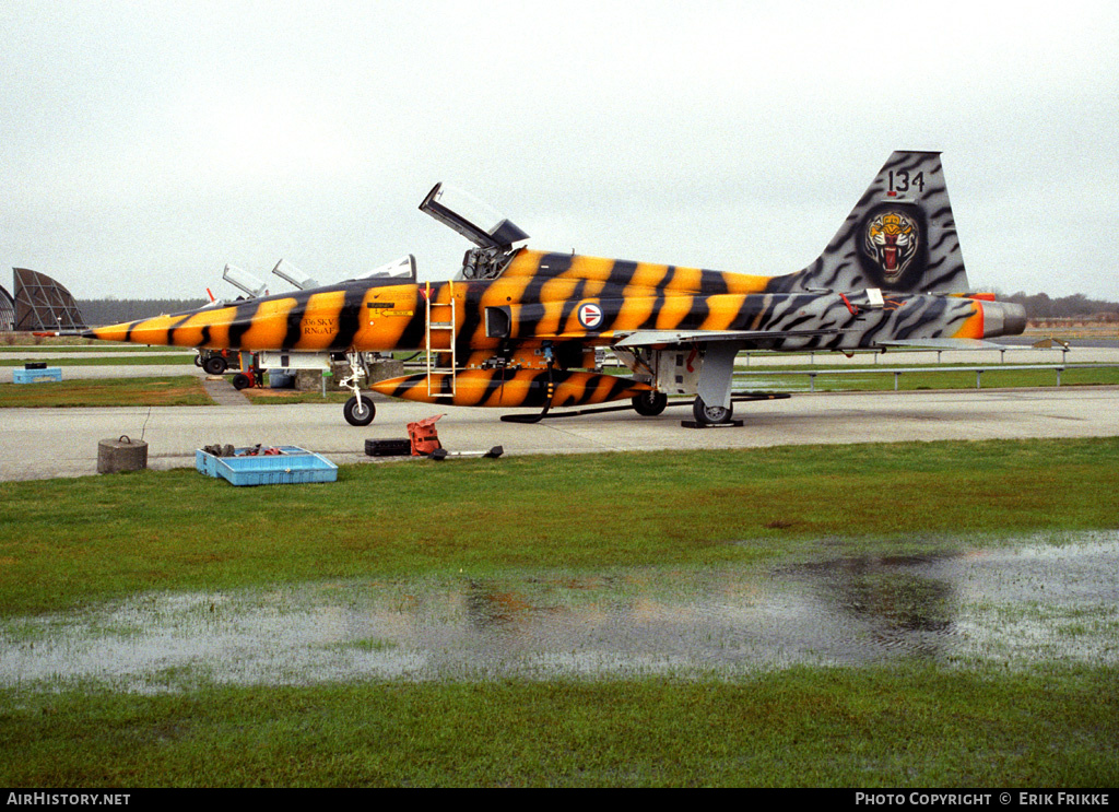 Aircraft Photo of 134 | Northrop F-5A(G) Freedom Fighter | Norway - Air Force | AirHistory.net #322299