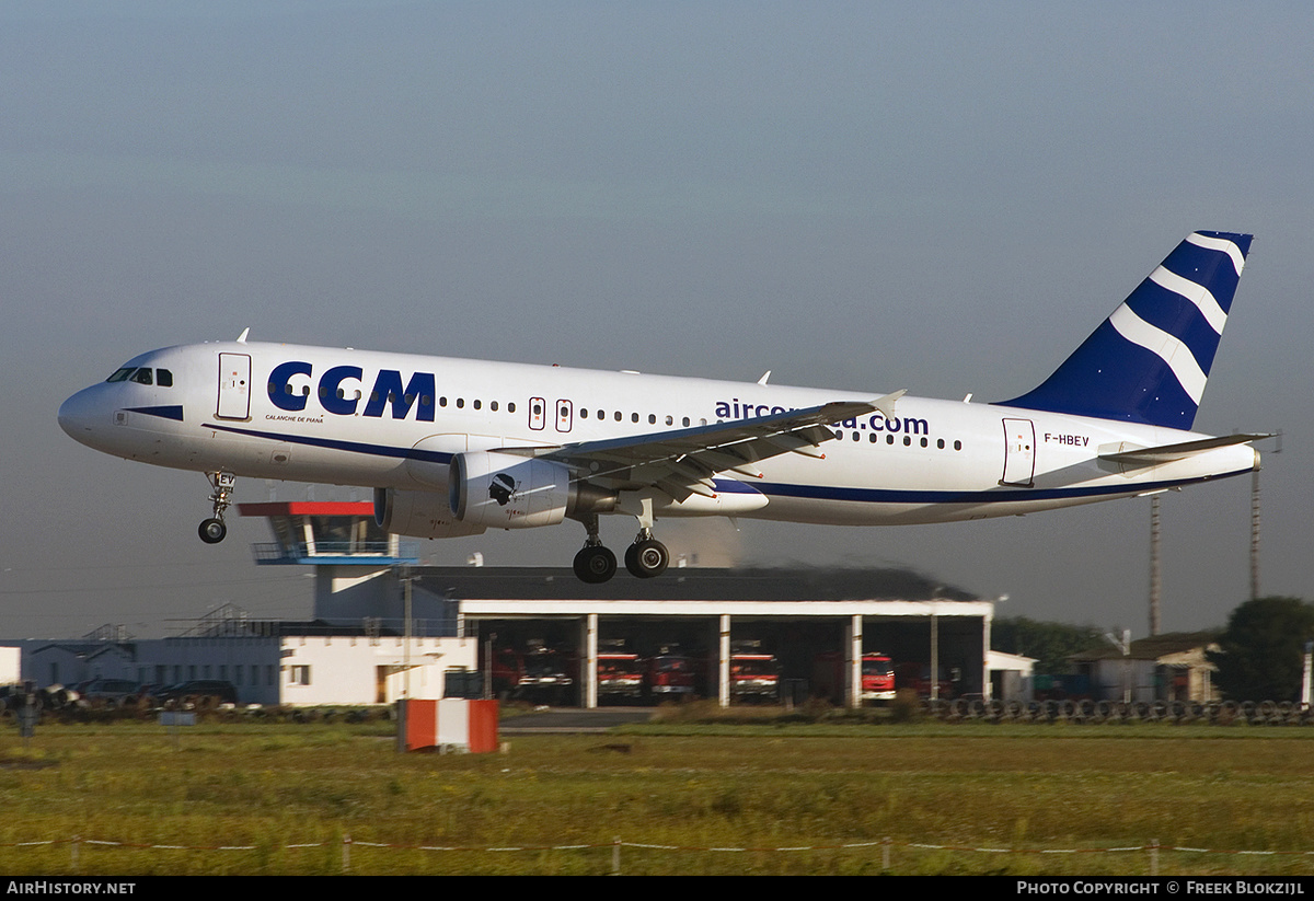 Aircraft Photo of F-HBEV | Airbus A320-216 | CCM Airlines - Compagnie Corse Méditerranée | AirHistory.net #322307