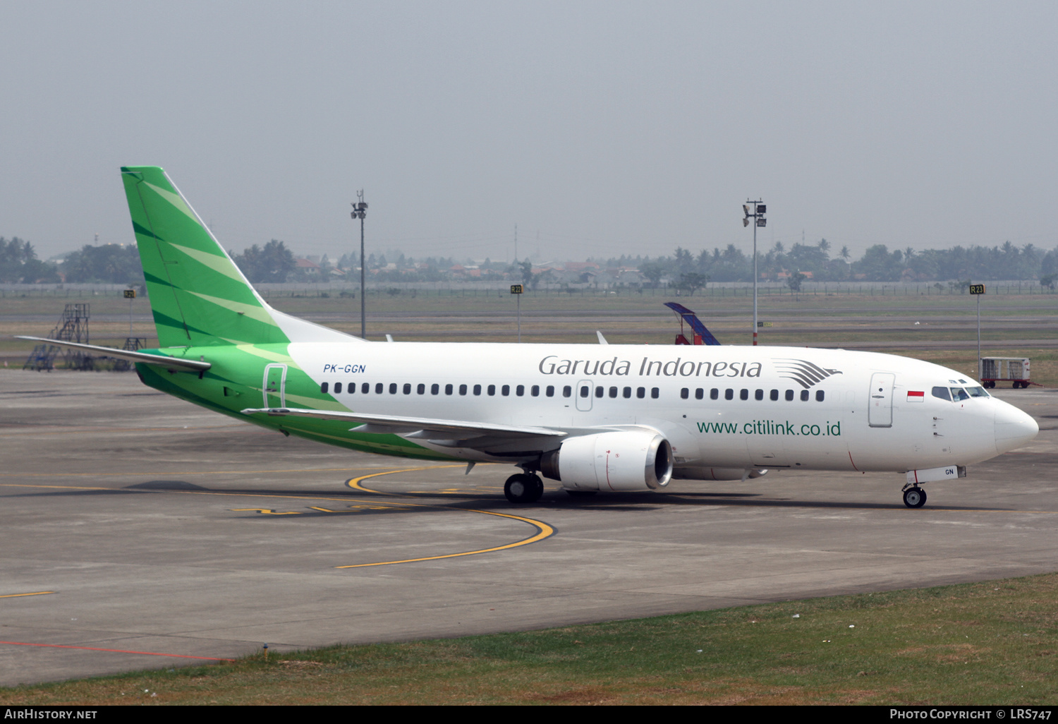 Aircraft Photo of PK-GGN | Boeing 737-3U3 | Garuda Indonesia | AirHistory.net #322347