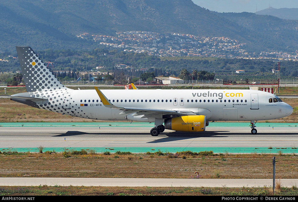 Aircraft Photo of EC-MFN | Airbus A320-232 | Vueling Airlines | AirHistory.net #322352