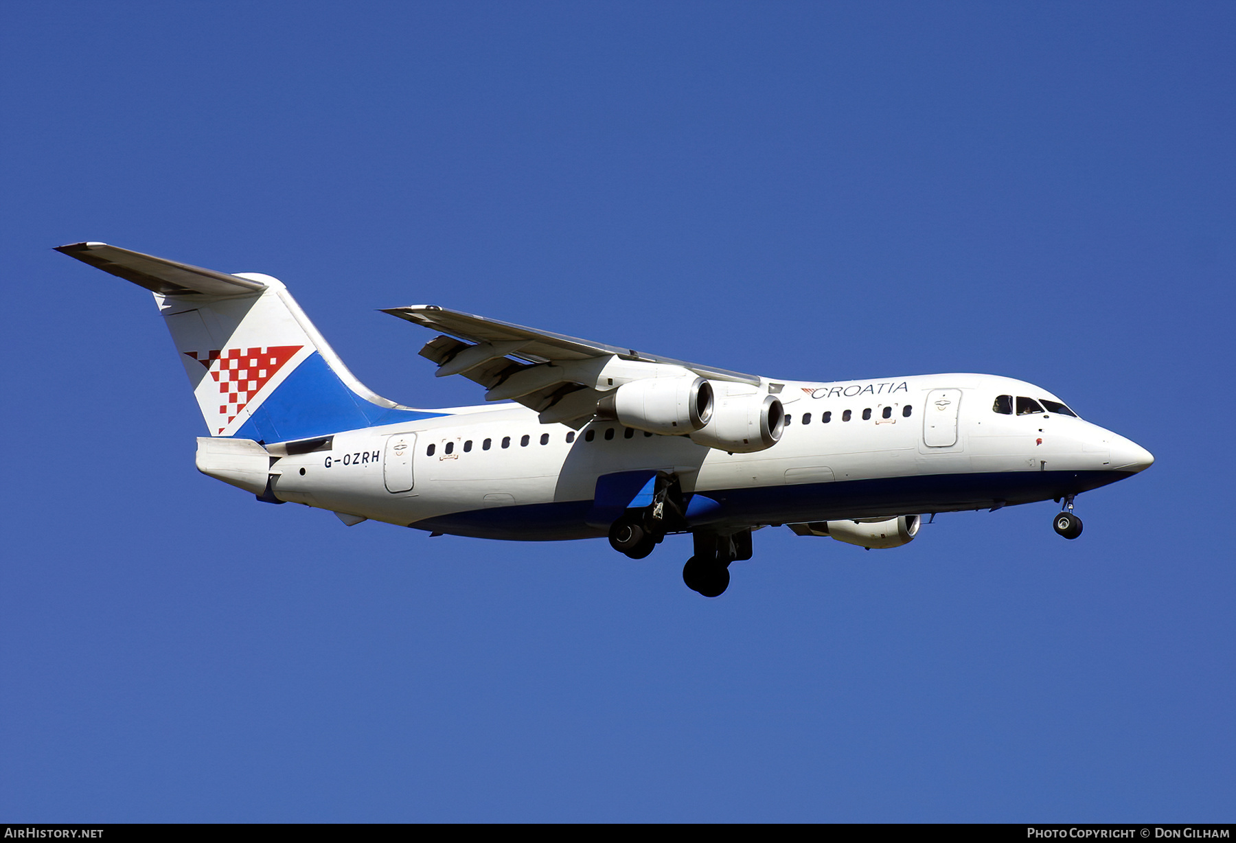 Aircraft Photo of G-OZRH | British Aerospace BAe-146-200 | Croatia Airlines | AirHistory.net #322381