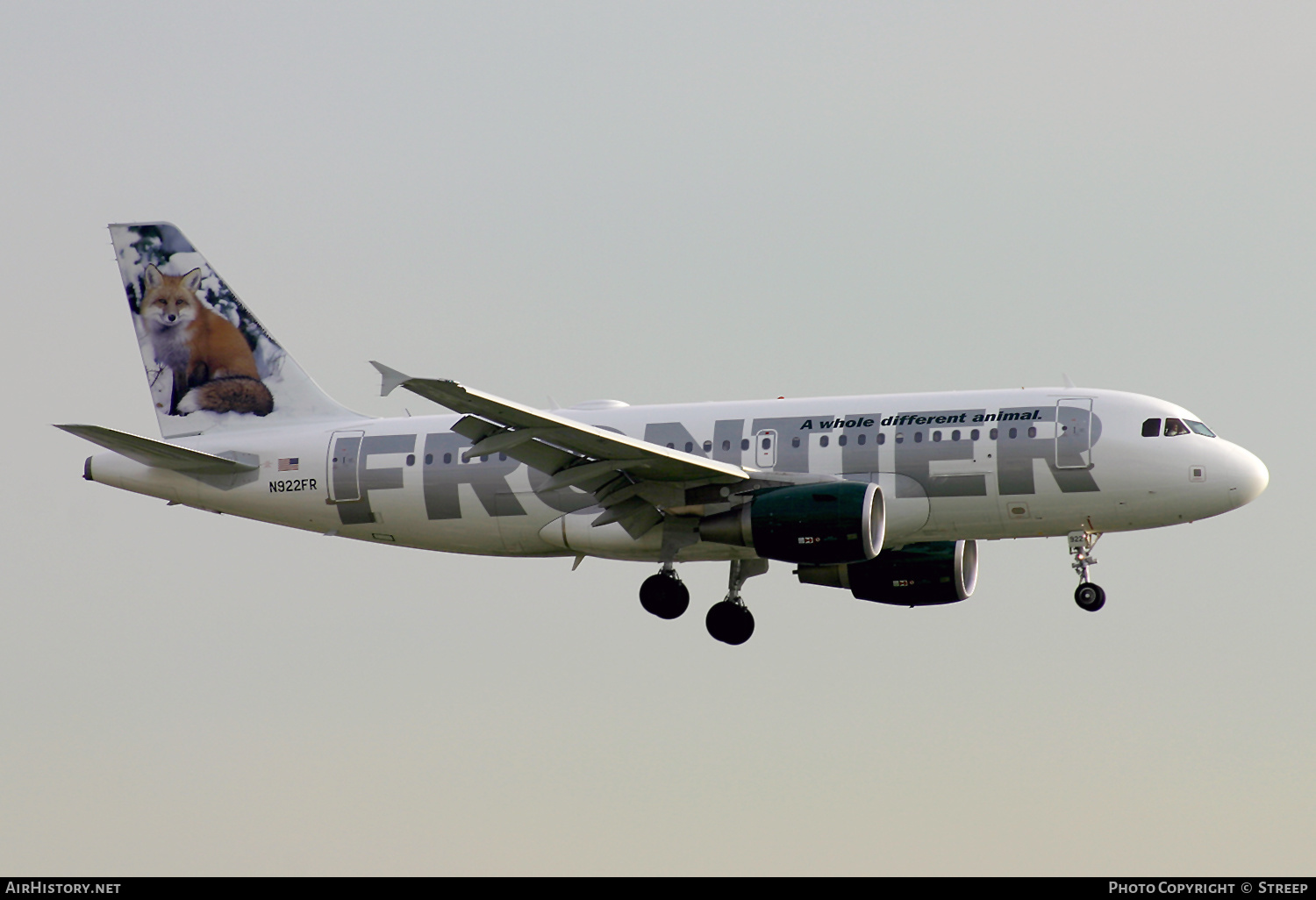 Aircraft Photo of N922FR | Airbus A319-111 | Frontier Airlines | AirHistory.net #322384