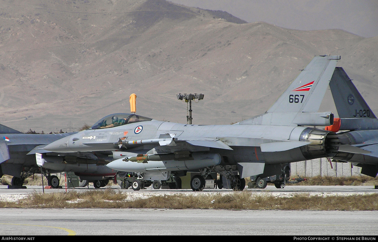 Aircraft Photo of 667 | General Dynamics F-16AM Fighting Falcon | Norway - Air Force | AirHistory.net #322386