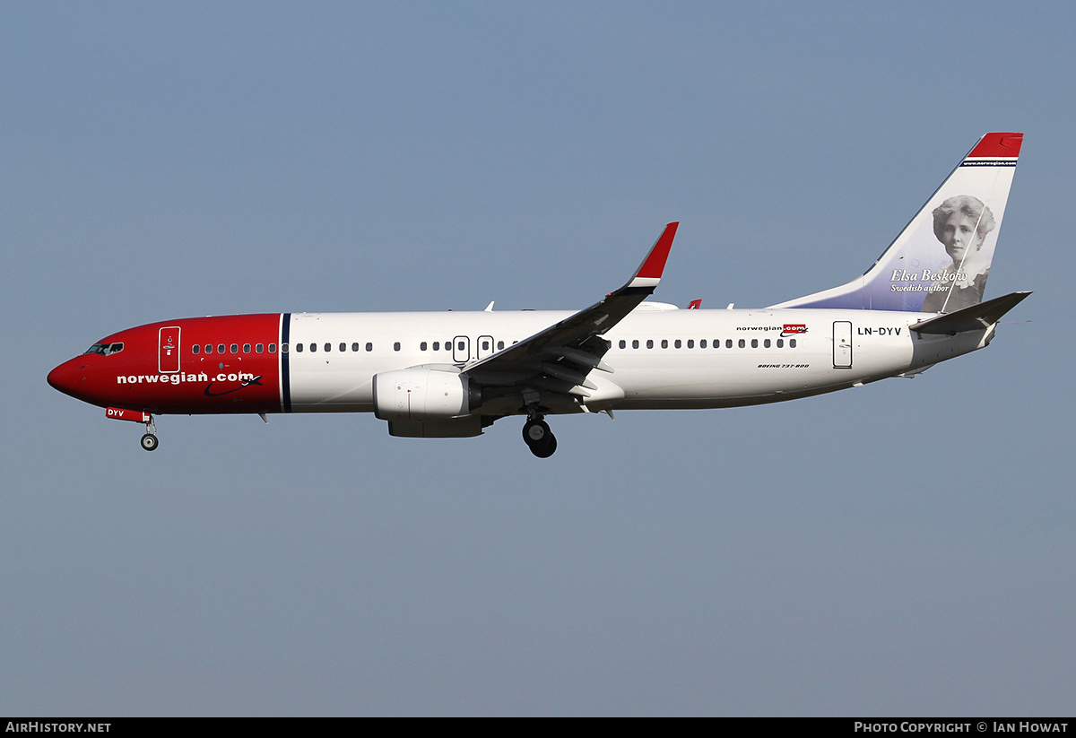 Aircraft Photo of LN-DYV | Boeing 737-8JP | Norwegian | AirHistory.net #322390