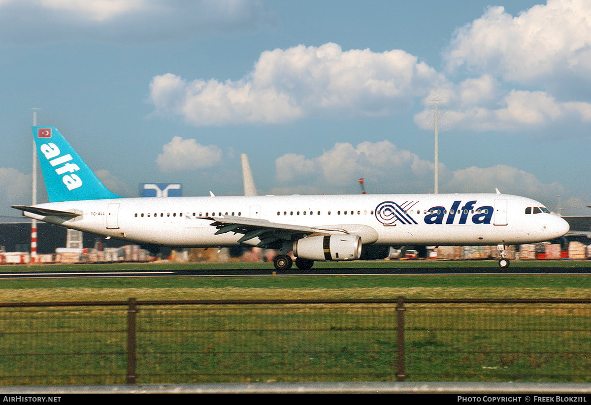 Aircraft Photo of TC-ALL | Airbus A321-131 | Air Alfa | AirHistory.net #322403