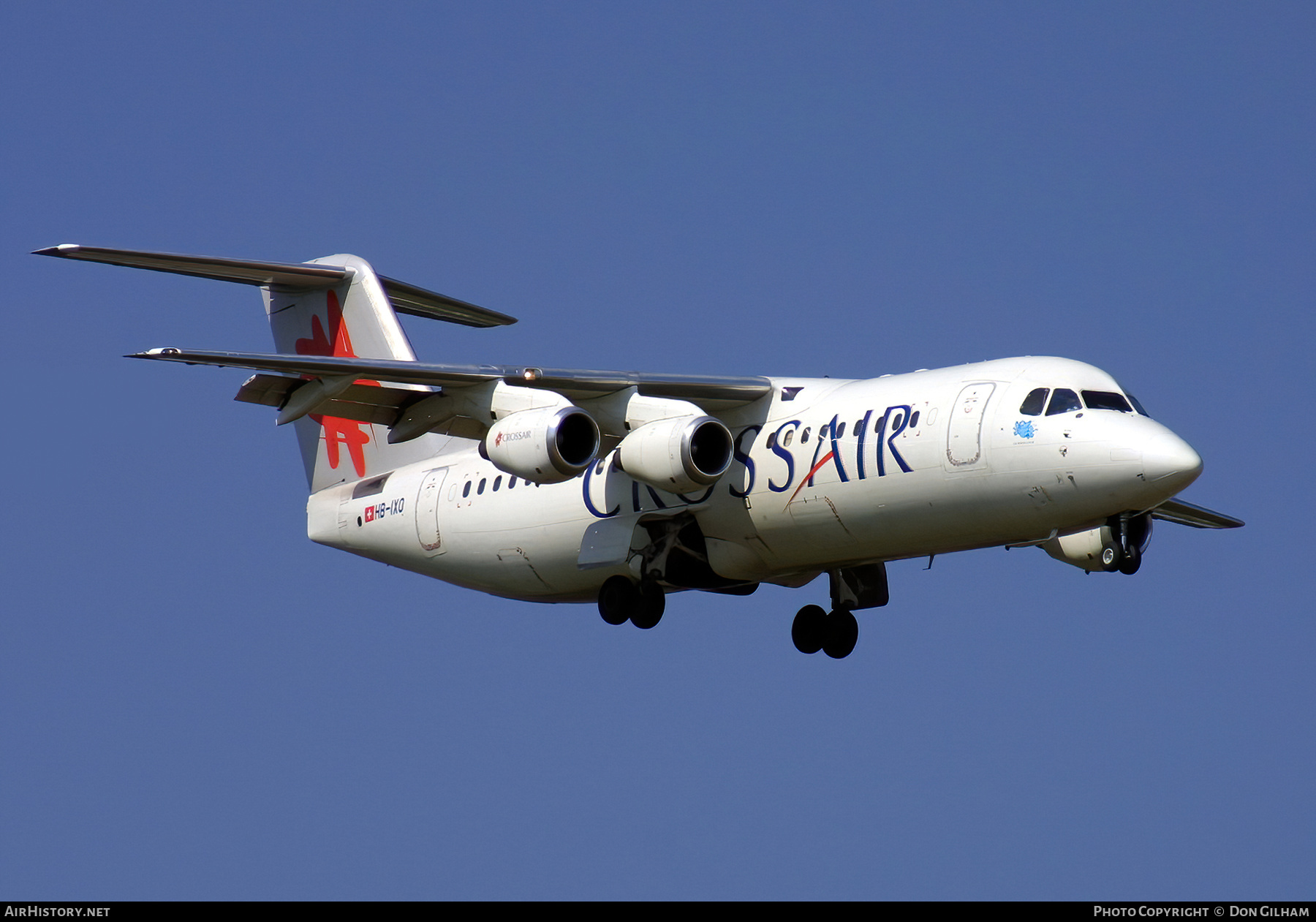 Aircraft Photo of HB-IXO | British Aerospace Avro 146-RJ100 | Crossair | AirHistory.net #322418