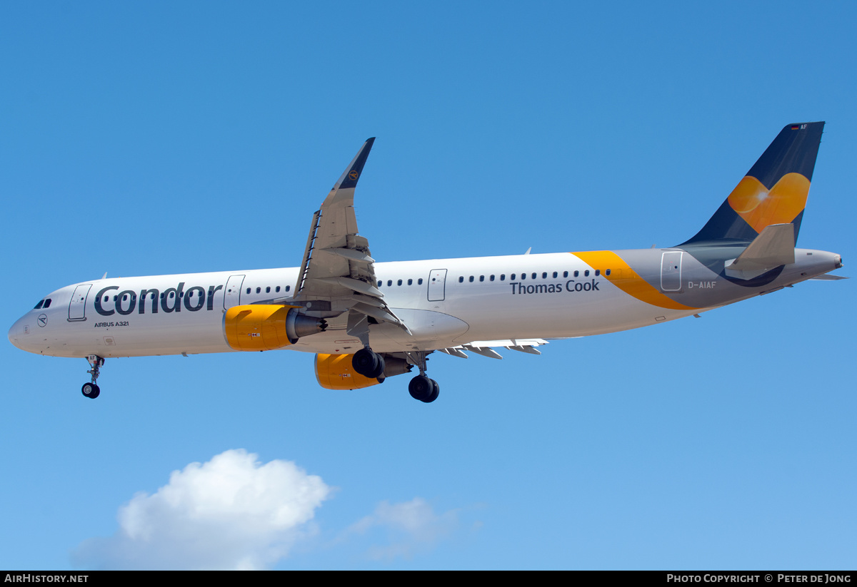 Aircraft Photo of D-AIAF | Airbus A321-211 | Condor Flugdienst | AirHistory.net #322447