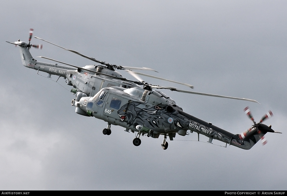 Aircraft Photo of XZ722 | Westland WG-13 Lynx HMA8DSP | UK - Navy | AirHistory.net #322463