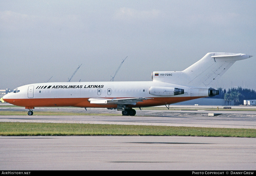 Aircraft Photo of YV-728C | Boeing 727-25(F) | Aerolíneas Latinas | AirHistory.net #322467