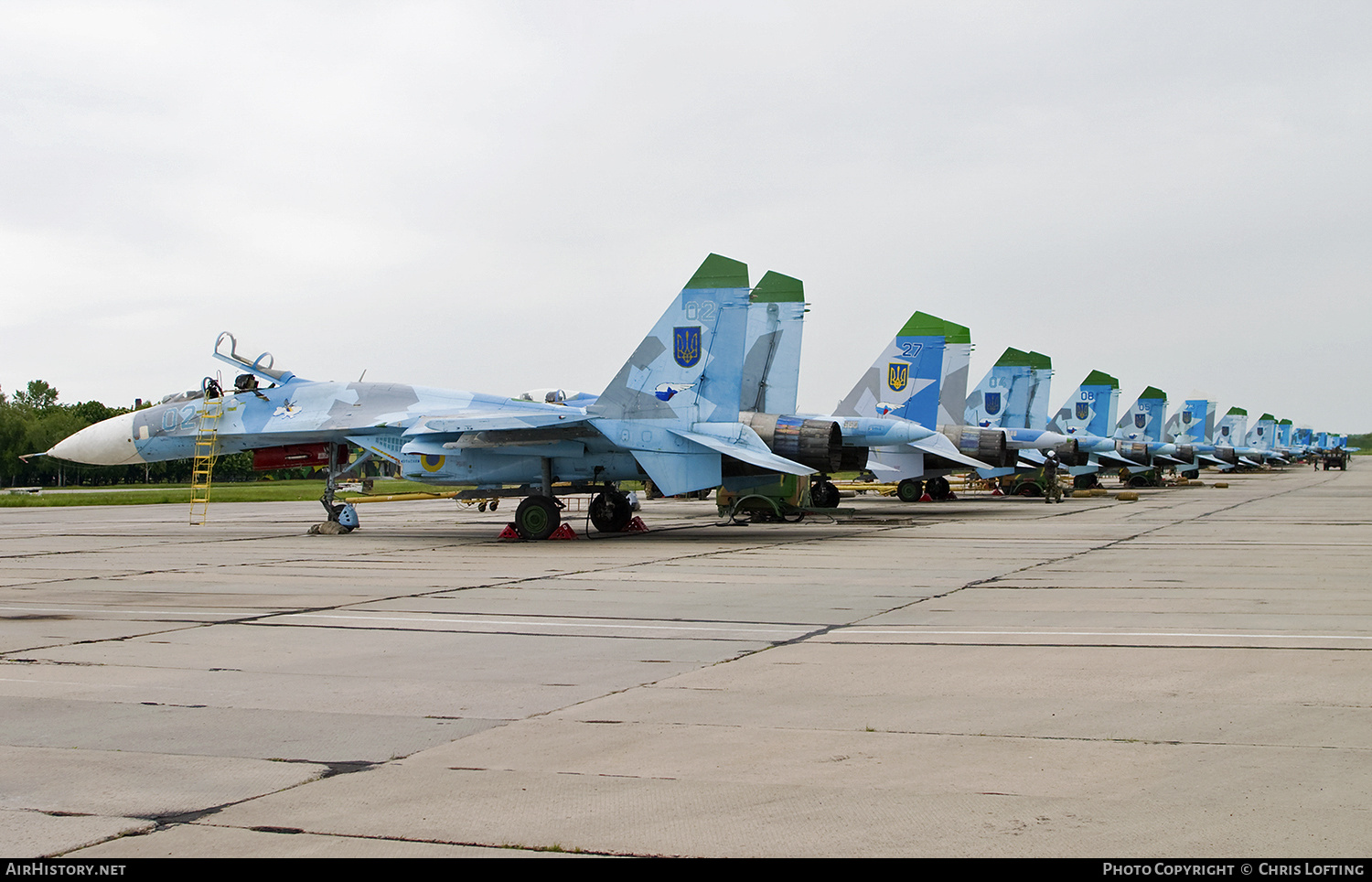 Aircraft Photo of 02 blue | Sukhoi Su-27S | Ukraine - Air Force | AirHistory.net #322470