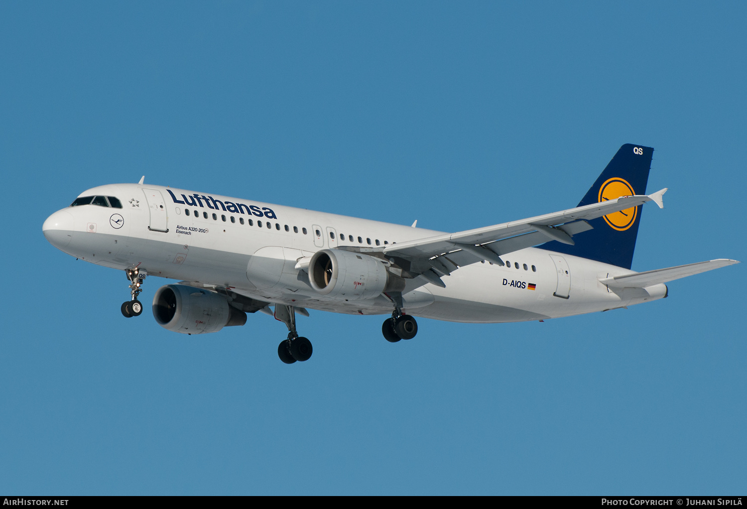 Aircraft Photo of D-AIQS | Airbus A320-211 | Lufthansa | AirHistory.net #322492