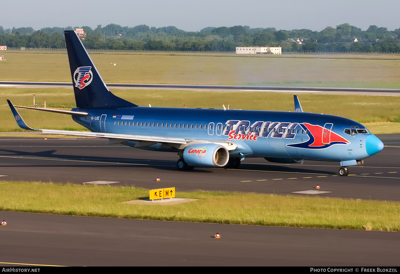 Aircraft Photo of HA-LKE | Boeing 737-86Q | Travel Service | AirHistory.net #322506