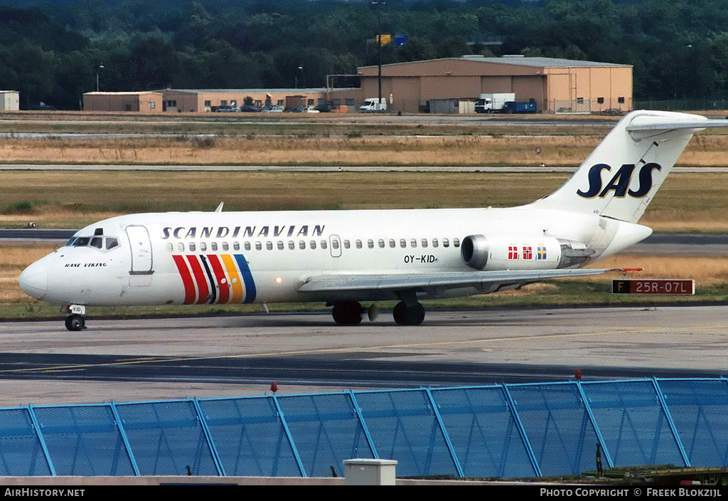 Aircraft Photo of OY-KID | McDonnell Douglas DC-9-21 | Scandinavian Airlines - SAS | AirHistory.net #322516