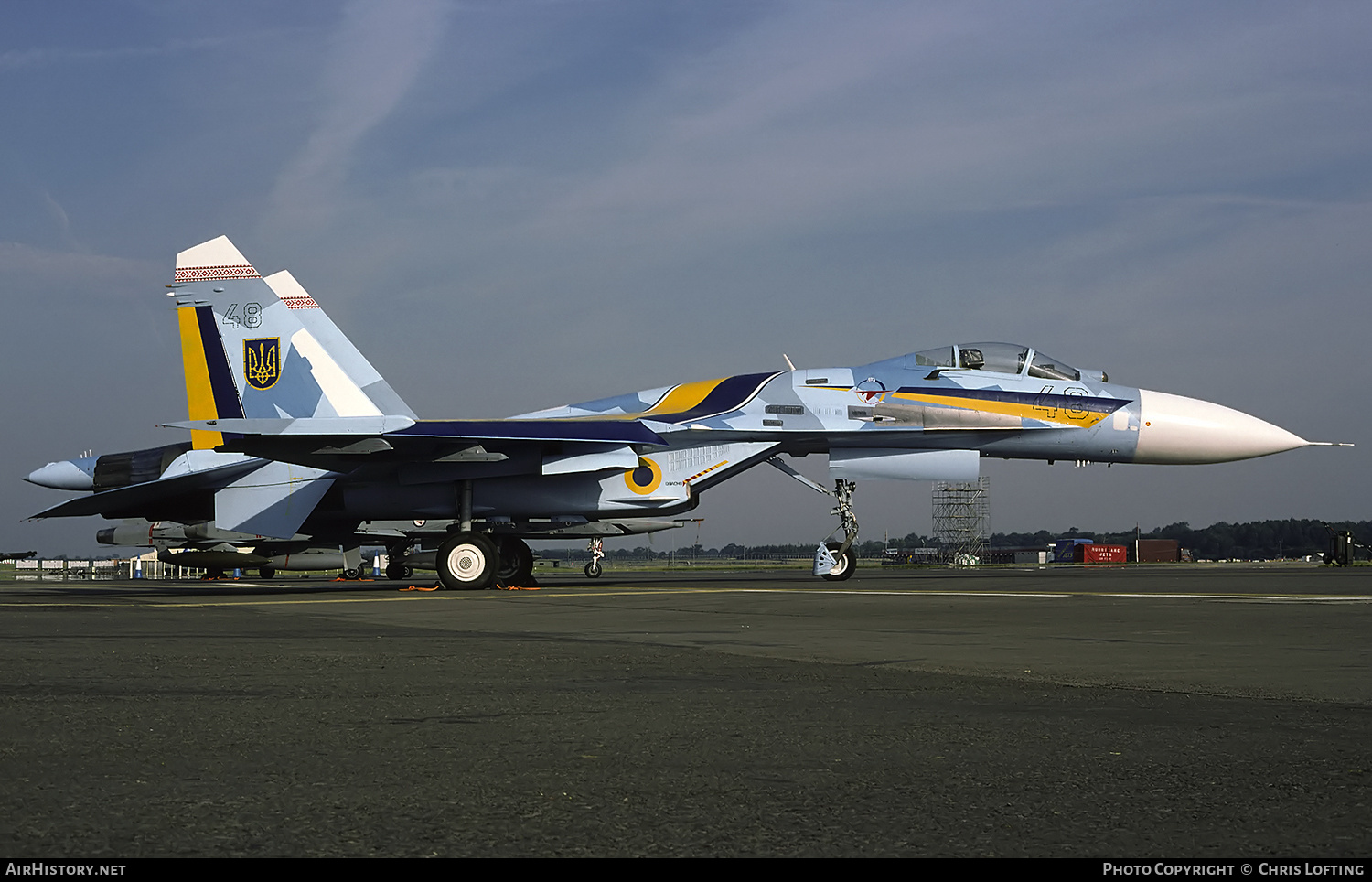 Aircraft Photo of 48 blue | Sukhoi Su-27S | Ukraine - Air Force | AirHistory.net #322542