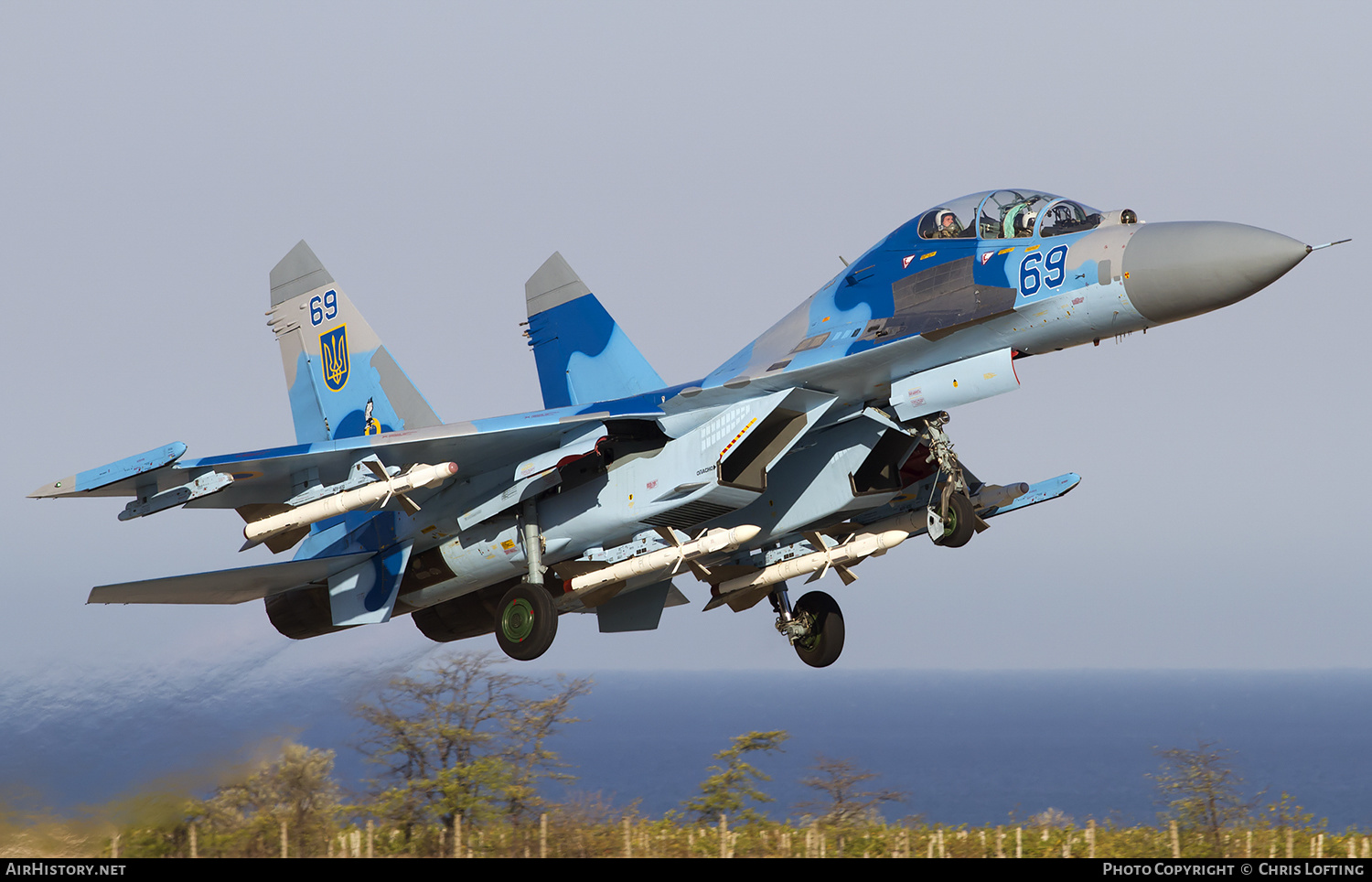 Aircraft Photo of 69 blue | Sukhoi Su-27UB | Ukraine - Air Force | AirHistory.net #322554
