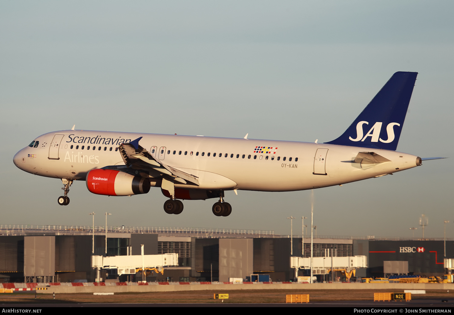 Aircraft Photo of OY-KAN | Airbus A320-232 | Scandinavian Airlines - SAS | AirHistory.net #322562