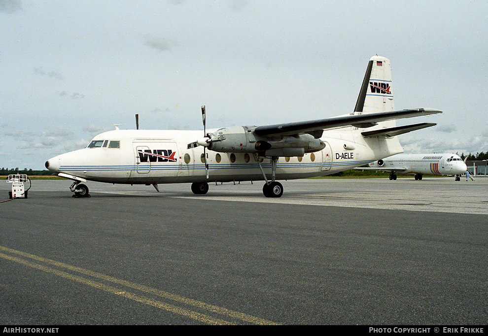 Aircraft Photo of D-AELE | Fokker F27-600 Friendship | WDL Aviation | AirHistory.net #322602