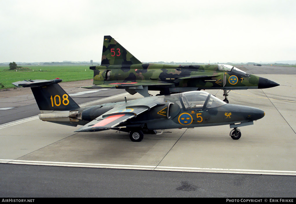 Aircraft Photo of 60108 | Saab Sk 60A | Sweden - Air Force | AirHistory.net #322606