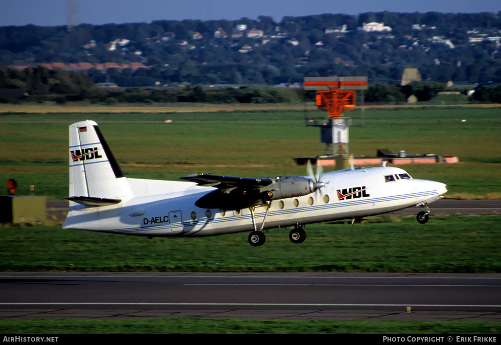 Aircraft Photo of D-AELC | Fokker F27-600 Friendship | WDL Aviation | AirHistory.net #322642