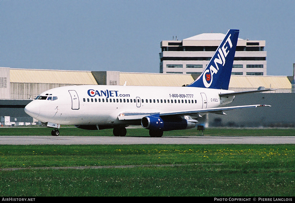 Aircraft Photo of C-FGCJ | Boeing 737-201/Adv | CanJet Airlines | AirHistory.net #322653