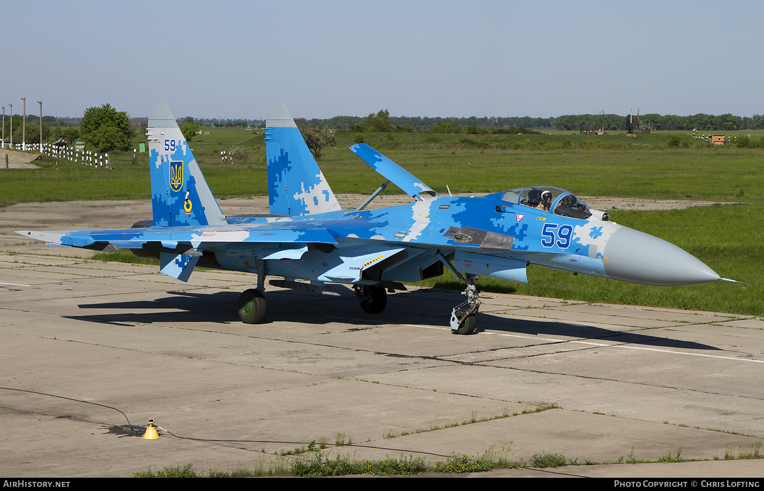 Aircraft Photo of 59 blue | Sukhoi Su-27P1M | Ukraine - Air Force | AirHistory.net #322656
