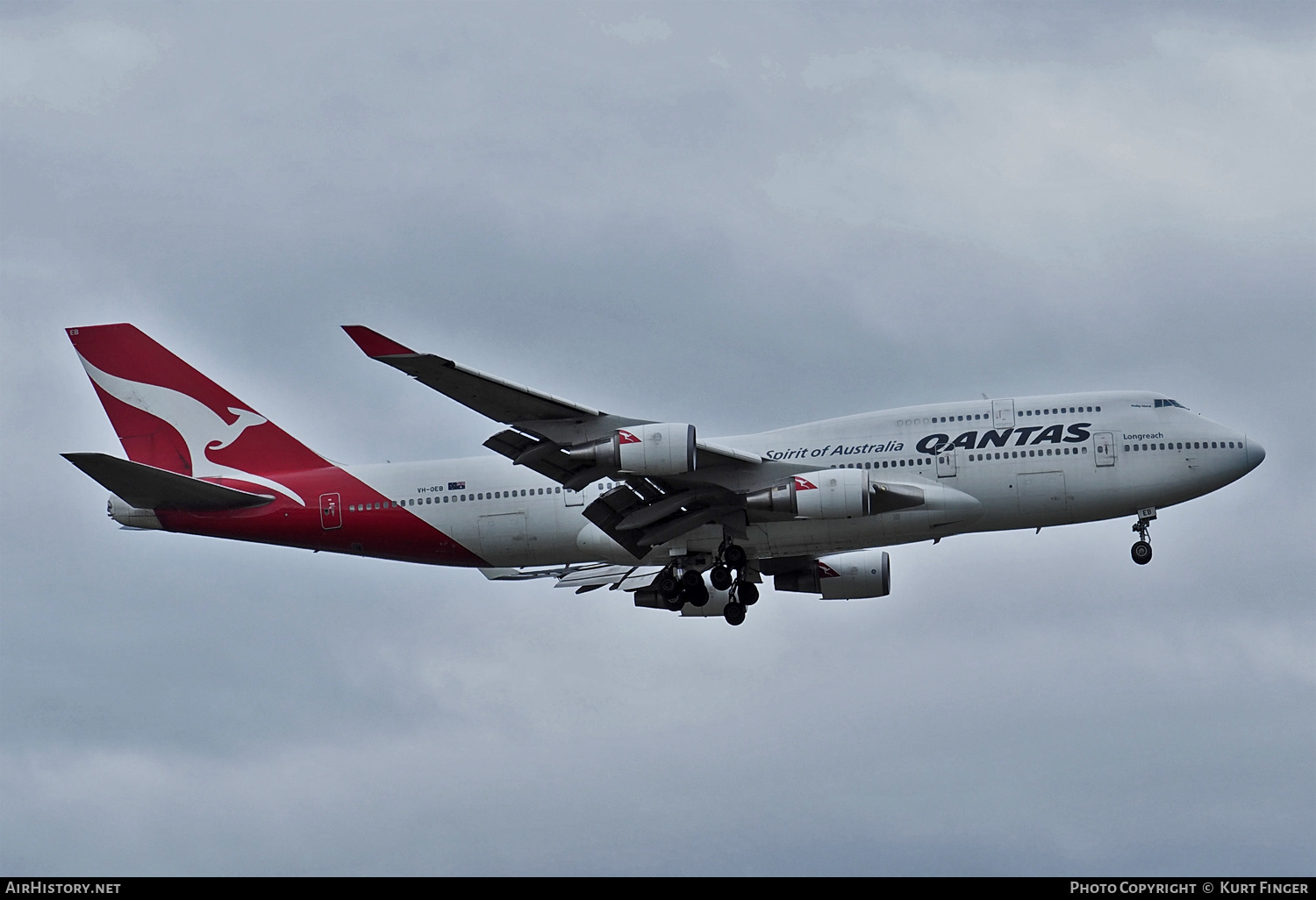 Aircraft Photo of VH-OEB | Boeing 747-48E | Qantas | AirHistory.net #322678