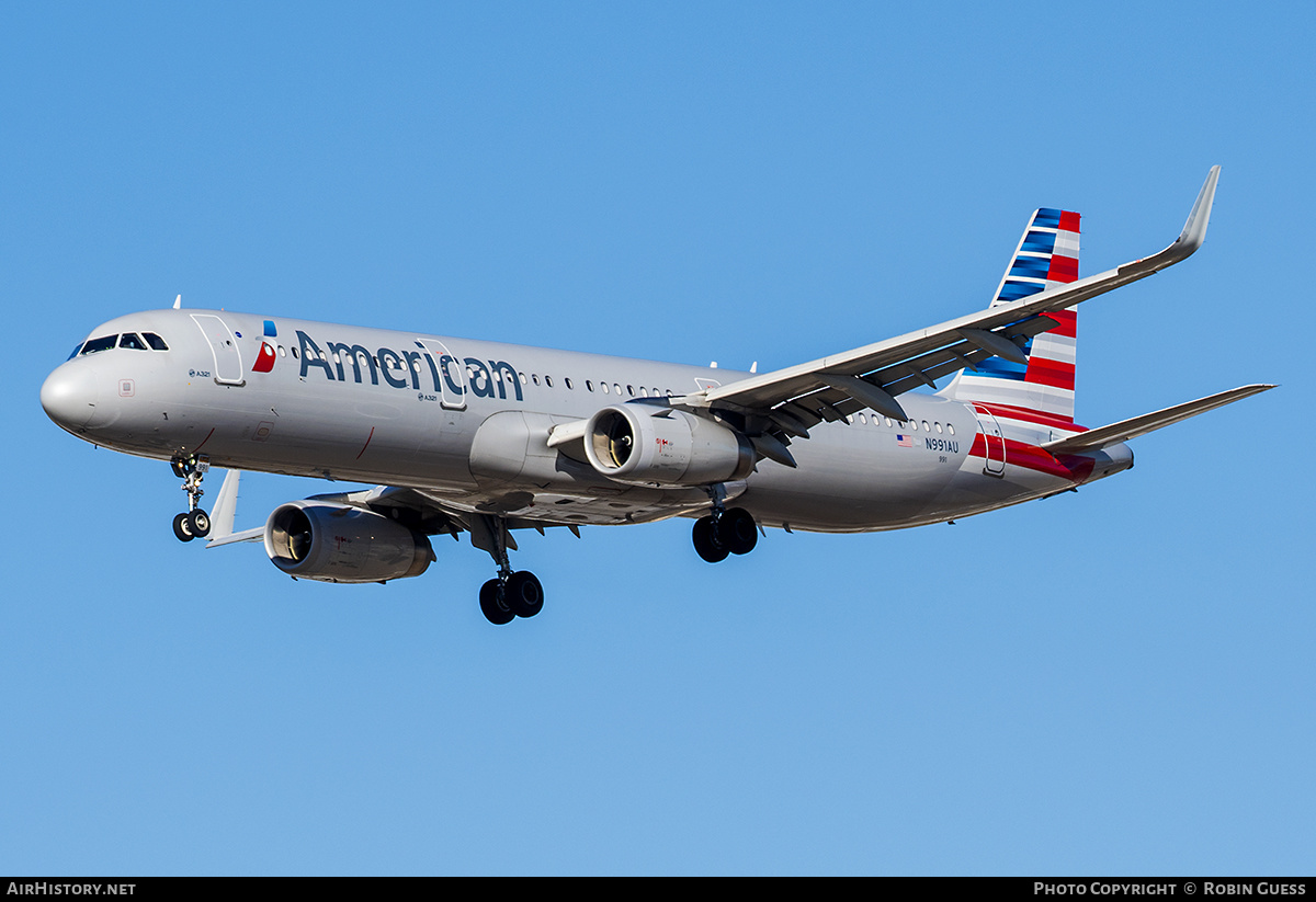 Aircraft Photo of N991AU | Airbus A321-231 | American Airlines | AirHistory.net #322687