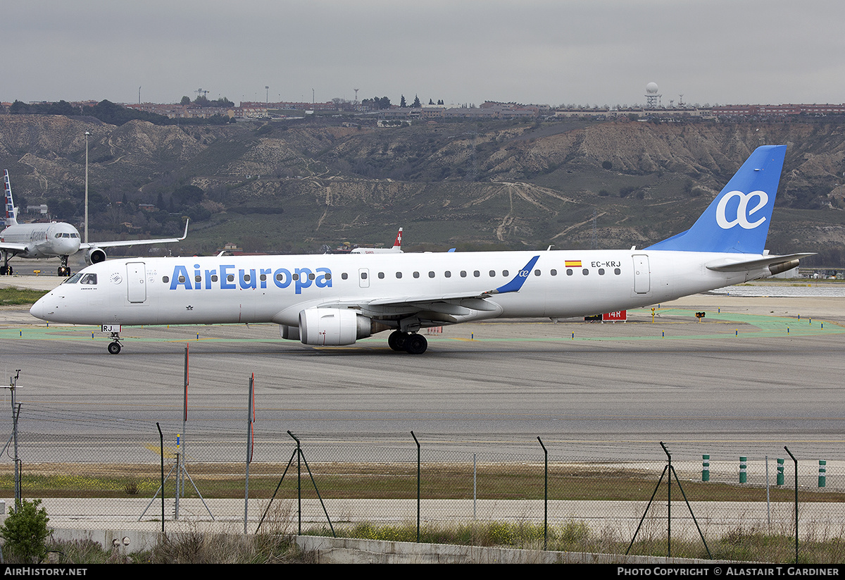 Aircraft Photo of EC-KRJ | Embraer 195LR (ERJ-190-200LR) | Air Europa | AirHistory.net #322688