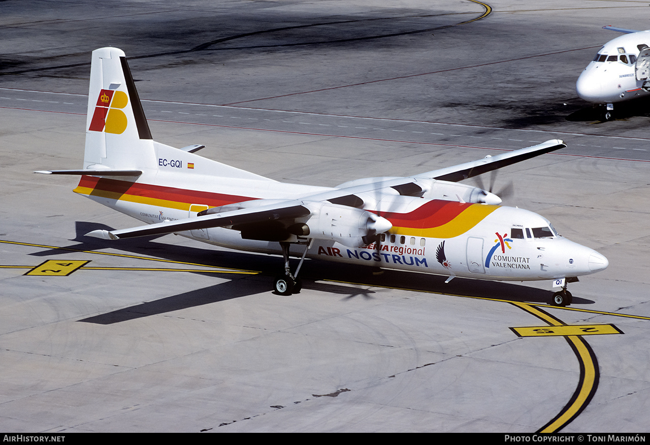 Aircraft Photo of EC-GQI | Fokker 50 | Iberia Regional | AirHistory.net #322693